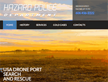 Tablet Screenshot of hazardpd.org